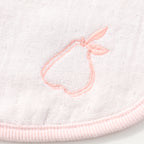 Marshmallow Gauze & Pile bib in Light Grey