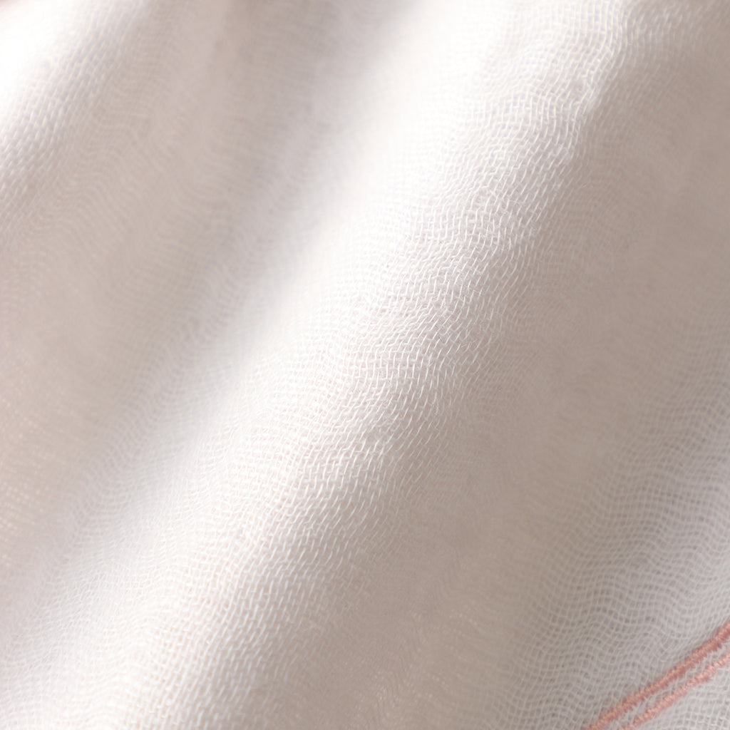 Marshmallow Gauze & Pile bib in Light Grey