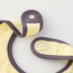 Marshmallow Gauze & Pile bib in Yellow