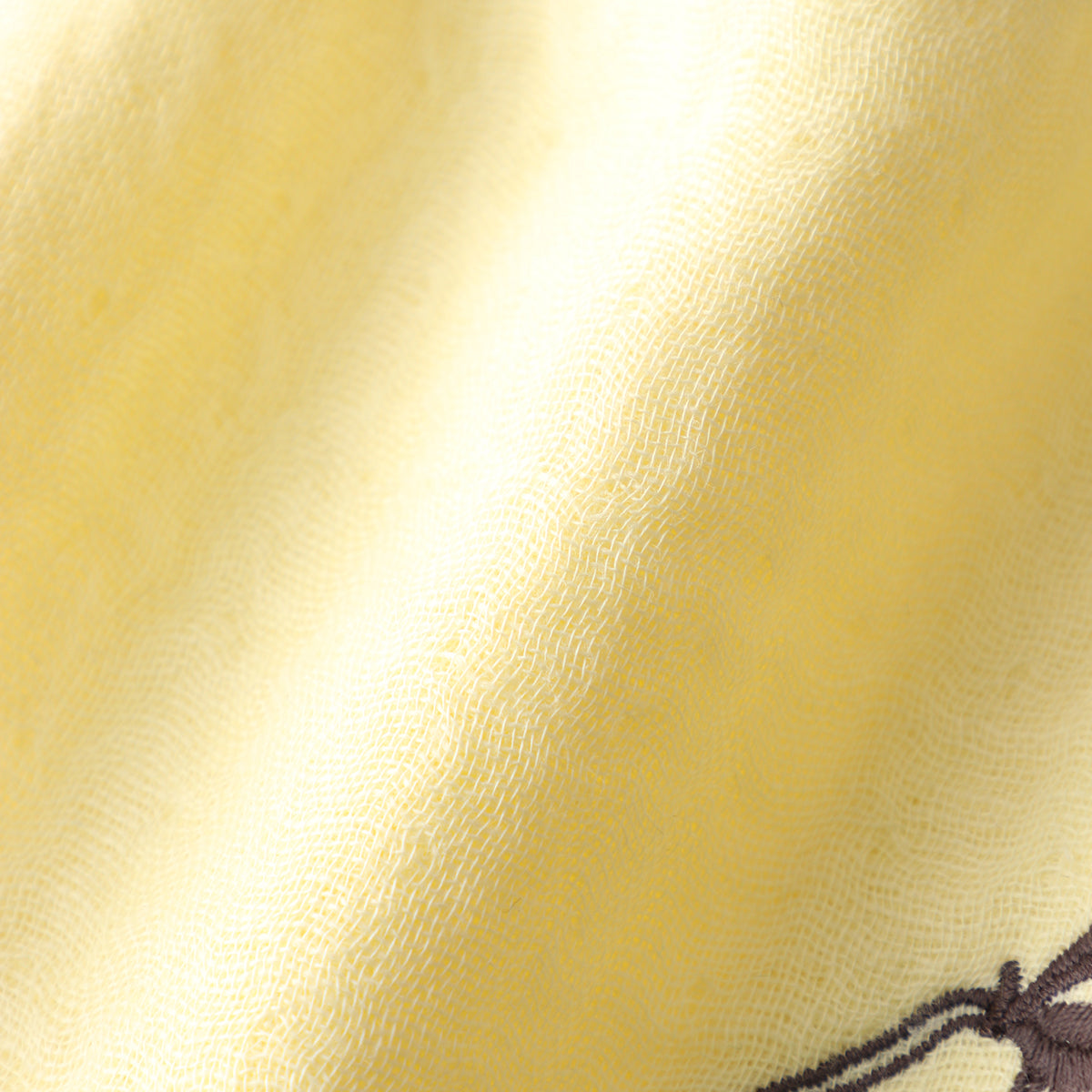 Marshmallow Gauze & Pile bib in Yellow