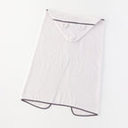 Marshmallow Gauze & Pile hooded baby bath towel in Light Grey