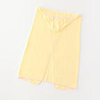 Marshmallow Gauze & Pile hooded baby bath towel in Yellow