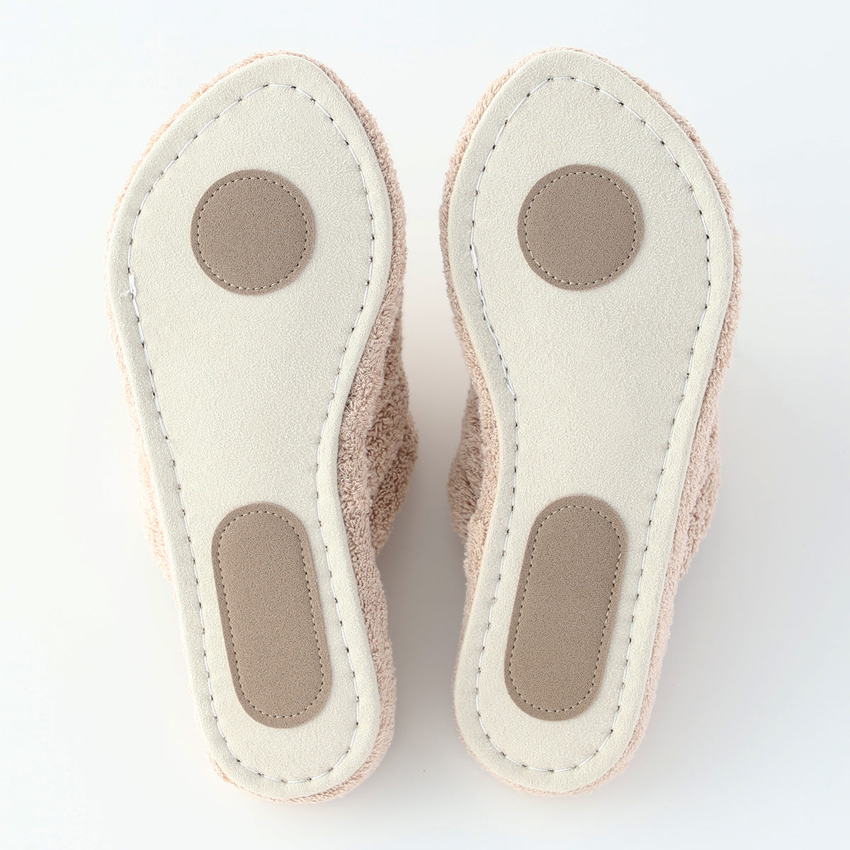 Comfort slippers in Beige