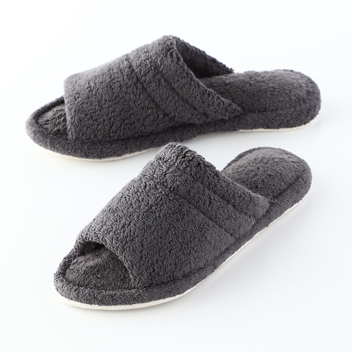 Comfort slippers in Dark Grey
