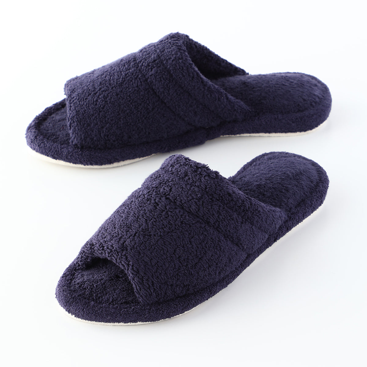 Comfort slippers in Navy