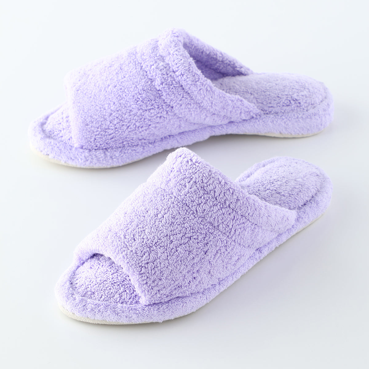 Comfort slippers in Violet